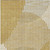 10' X 14' Gold And Beige Geometric Washable Indoor Outdoor Area Rug