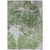 9' X 12' Green And Gray Abstract Washable Indoor Outdoor Area Rug