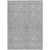 9' X 12' Gray And Ivory Geometric Washable Indoor Outdoor Area Rug