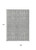 9' X 12' Gray And Ivory Geometric Washable Indoor Outdoor Area Rug