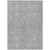 9' X 12' Gray And Ivory Geometric Washable Indoor Outdoor Area Rug