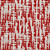 8' Red And Ivory Round Abstract Washable Indoor Outdoor Area Rug
