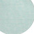 8' Aqua And Ivory Round Geometric Washable Indoor Outdoor Area Rug