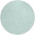 8' Aqua And Ivory Round Geometric Washable Indoor Outdoor Area Rug