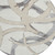 8' Ivory Gray And Beige Round Abstract Washable Indoor Outdoor Area Rug