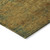 8' X 10' Copper And Green Abstract Washable Indoor Outdoor Area Rug