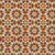 8' X 10' Orange Beige And Copper Floral Medallion Washable Indoor Outdoor Area Rug