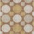 8' X 10' Brown Beige And Ivory Geometric Washable Indoor Outdoor Area Rug