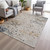 Abstract Washable Indoor Outdoor Area Rug - 628848