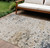 Abstract Washable Indoor Outdoor Area Rug - 628848