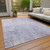 Abstract Washable Indoor Outdoor Area Rug - 622816