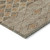 9' X 12' Brown And Beige Geometric Washable Indoor Outdoor Area Rug - 593418