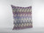 20 Magenta Cream Hatch Indoor Outdoor Zippered Throw Pillow
