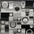 2' X 5' Black And Gray Geometric Area Rug
