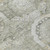 8' Pewter And Gold Round Medallion Washable Indoor Outdoor Area Rug