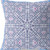 28 Lilac Blue Geostar Indoor Outdoor Throw Pillow