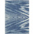10' X 14' Blue And Ivory Abstract Washable Indoor Outdoor Area Rug