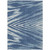 10' X 14' Blue And Ivory Abstract Washable Indoor Outdoor Area Rug