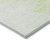9' X 12' Artichoke Green Lime Green And Ivory Abstract Washable Indoor Outdoor Area Rug