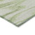 10' X 14' Artichoke Green And Gray Abstract Washable Indoor Outdoor Area Rug