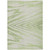 10' X 14' Artichoke Green And Gray Abstract Washable Indoor Outdoor Area Rug