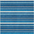 9' X 12' Denim Blue Gray And Ivory Striped Washable Indoor Outdoor Area Rug