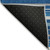 9' X 12' Denim Blue Gray And Ivory Striped Washable Indoor Outdoor Area Rug
