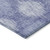 5' X 8' Denim Blue And Sky Blue Ikat Washable Indoor Outdoor Area Rug