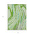 3' X 5' Green Teal Blue And Purple Abstract Washable Indoor Outdoor Area Rug