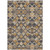 3' X 5' Wheat And Gold Geometric Washable Indoor Outdoor Area Rug