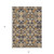 3' X 5' Wheat And Gold Geometric Washable Indoor Outdoor Area Rug