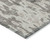 9' X 12' Taupe And Ivory Abstract Washable Indoor Outdoor Area Rug