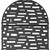 72" X 35" Black Metal Rectangular Planter Box