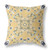 26 Yellow Navy Wreath Indoor Outdoor Zippered Throw Pillow