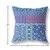 20 Navy Plum Patch Indoor Outdoor Zippered Throw Pillow