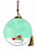 Snowman with Forest Animals Hand Painted Glass Ornament - 850015443763