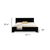 Black Solid and Manufactured Wood Full Bed Frame