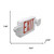 19" Red Double Sided Emergency Exit Combo Sign With Lights