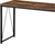 47" Brown and Black Writing Desk