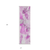 2' X 8' Pink and Ivory Abstract Washable Indoor Outdoor Runner Rug