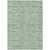 3' X 5' Sage Green And Ivory Geometric Washable Indoor Outdoor Area Rug