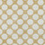 10' X 14' Gold And Beige Polka Dot Washable Indoor Outdoor Area Rug