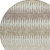 8' Taupe Beige And Ivory Round Striped Washable Indoor Outdoor Area Rug