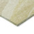 10' X 14' Wheat And Ivory Abstract Washable Indoor Outdoor Area Rug
