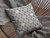 16 Gray Ogee Indoor Outdoor Zippered Throw Pillow