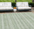 9' X 12' Artichoke Green And Green Southwestern Washable Indoor Outdoor Area Rug