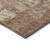 3' X 5' Orange And Beige Abstract Washable Indoor Outdoor Area Rug