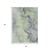 3' X 5' Artichoke Green And Lavender Abstract Washable Indoor Outdoor Area Rug
