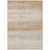 5' X 8' Copper And Ivory Striped Washable Indoor Outdoor Area Rug