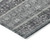 10' X 14' Gray Silver And Charcoal Southwestern Washable Indoor Outdoor Area Rug